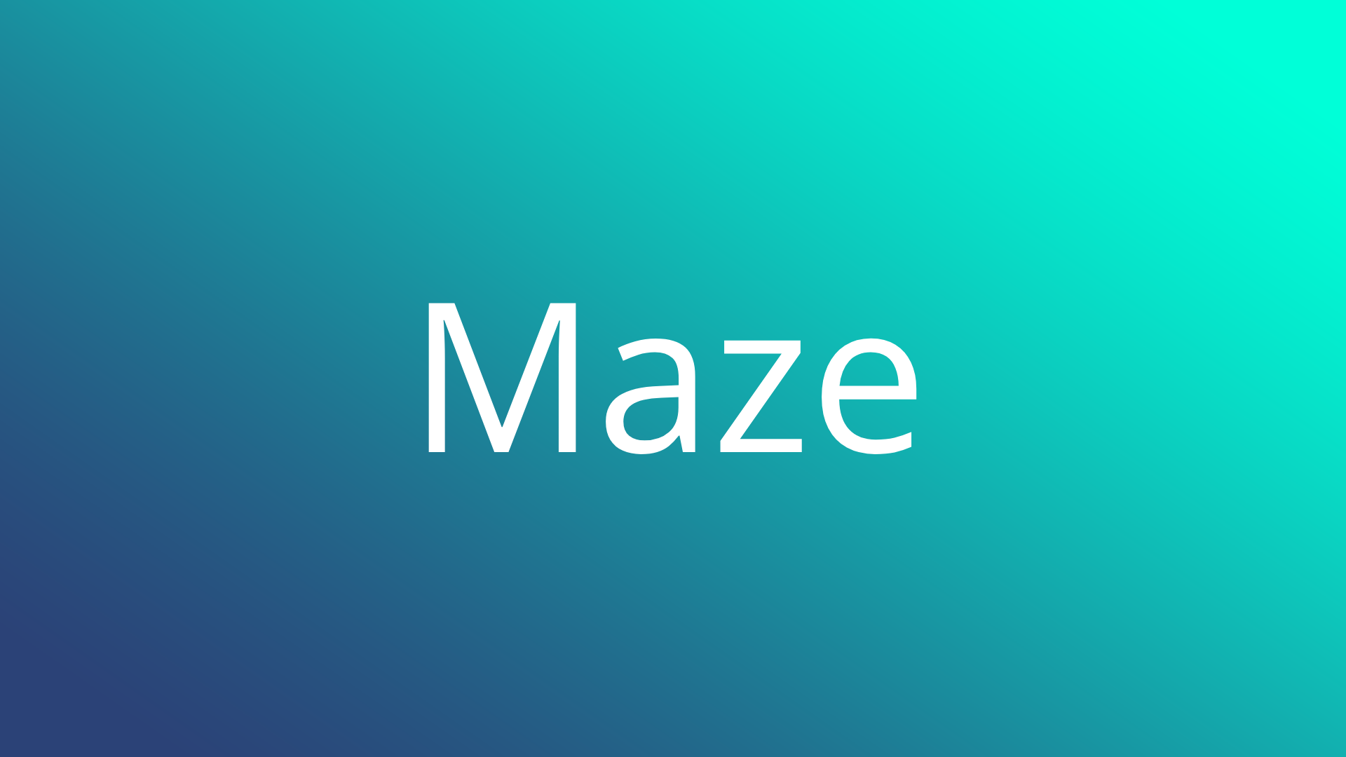 Browser based online FPS Game, Maze Thumbnail